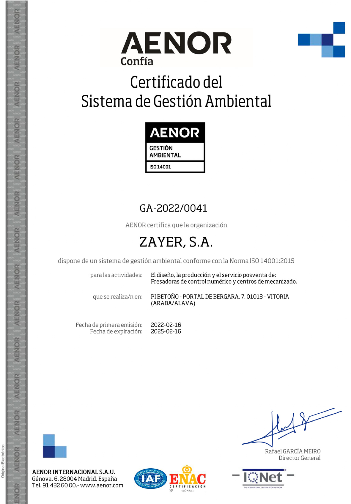 ISO 14001 (Castellano)